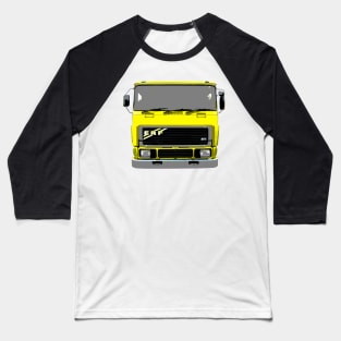 ERF E6 1980s classic heavy lorry yellow Baseball T-Shirt